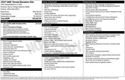 2027 GMC Terrain FWD Elevation