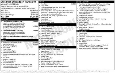 2026 Buick Envista Sport Touring