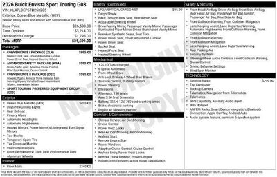 2026 Buick Envista Sport Touring