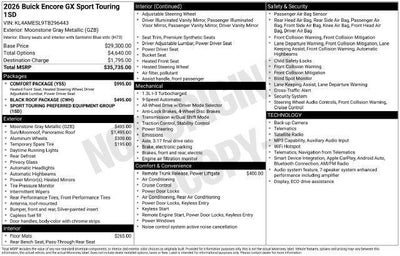 2026 Buick Encore GX Sport Touring